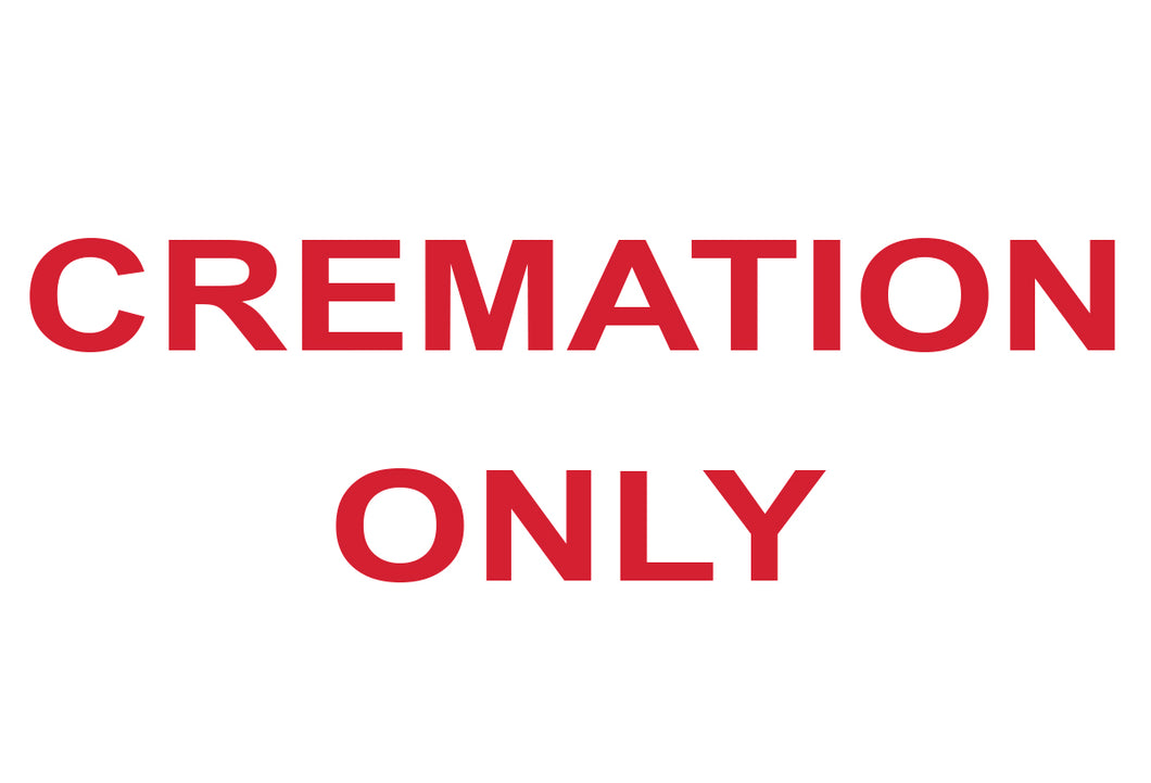 Cremation Only (No Urn)