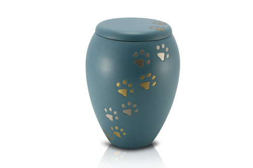 Standard Brass Vase Style Urn B14 including cremation - for pets up to 35kg