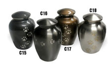 Superior Brass Vase Style Urn C18 including cremation - for pets up to 60kg
